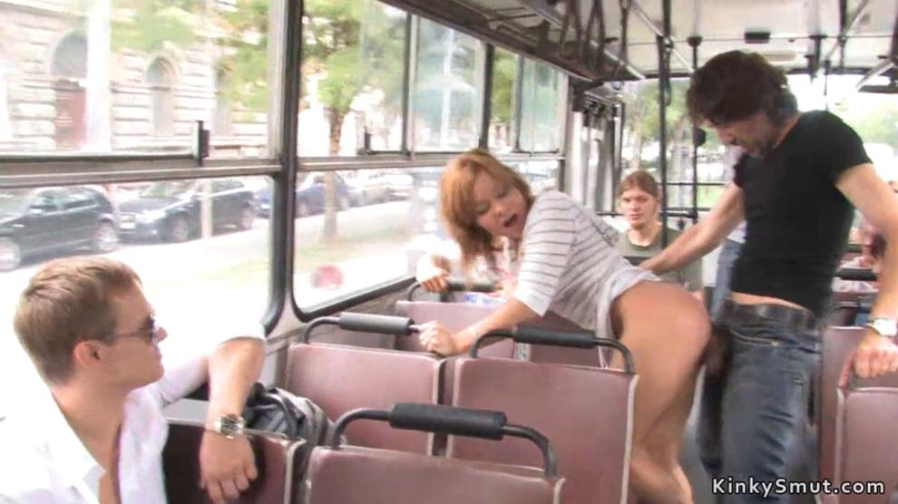 Blonde Sucks And Fucks In Public Bus Salome Valentina Blue Porn Videos