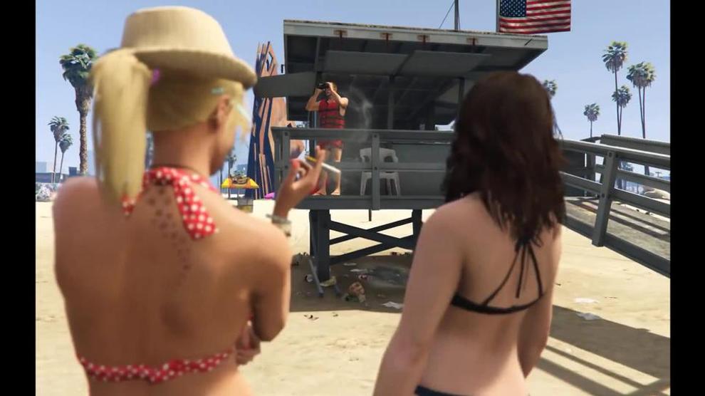 Gta 5 Tracey De Santa Amanda De Santa Bikini Anal Hardcore Screw Ass