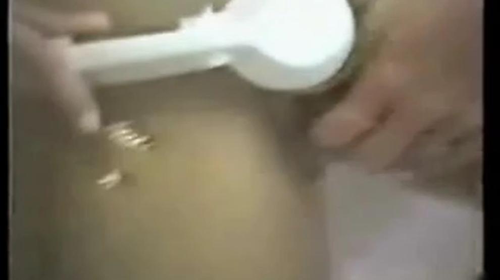 Hot Girl With Fake Tits Puts Entire Shower Head In Pussy Porn Videos