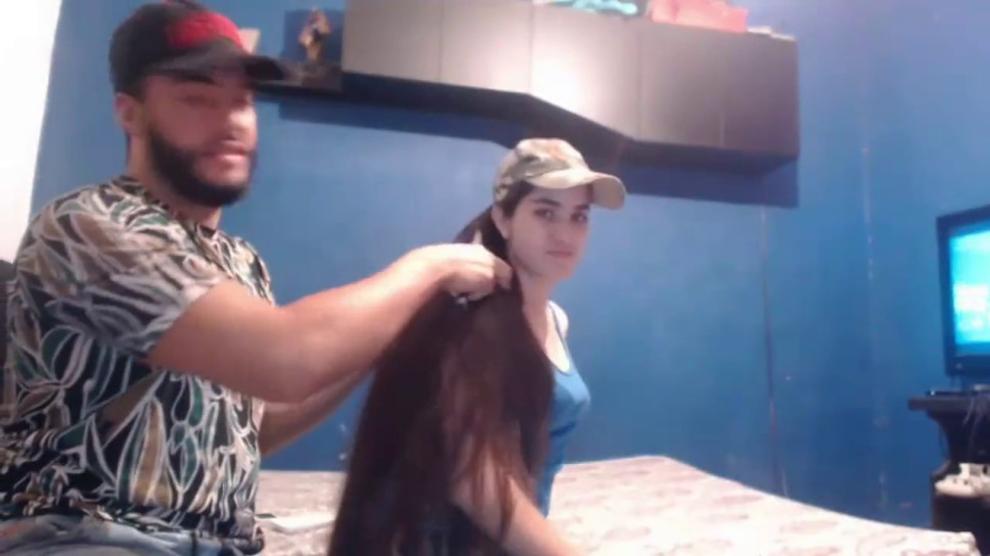 Sexy Long Haired Colombian Hairjob And Blowjob Long Hair Hair Porn Videos