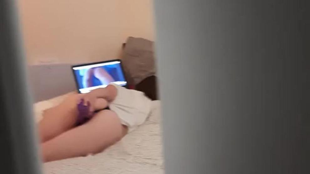 Hand Job While Watching Porn