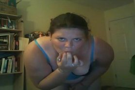 Webcam video of sexy plump girl