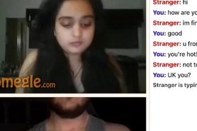 Hot Indian 19 year old flashes boobs on omegle