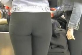 Street and store tight pants voyeur video colletction