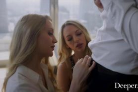 Deeper. Emma & Lily make a power play for a married man
