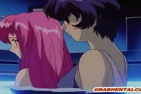 Hentai caught and fucked s monster in the swimming pool