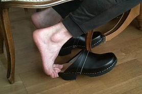 Candid shoeplay clogs