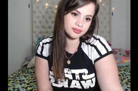 Curvy huge boobs petite teen girl webcam stripping