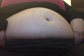 bbw belly jiggle