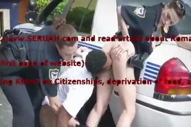 White Police Whores Suck In Public Disgrace And Love Black Cock