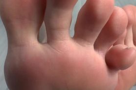 Blonde soles toes