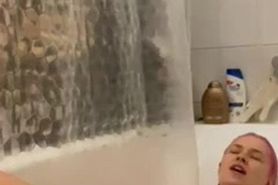 Busty Austrian Fucks Herself In Shower