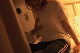 Some voyeur filmed a Japanese couple shagging in their room