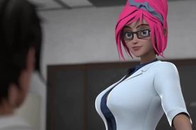 3D MILF teacher learns her students   School Porn Animation