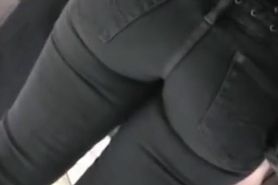 Perfect round ass cadres in this voyeur video bitch