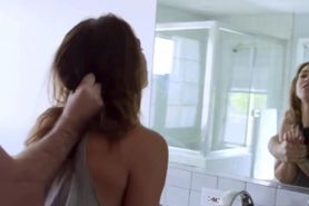 She Gets Fucked Rough By James In The Bathroom