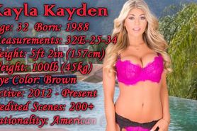 Kayla Kayden Quality Photo Tribute