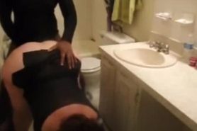 wife gets bbc creampie while husband waits in next room