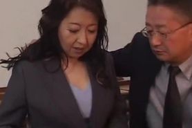 japanise mature mother pay son's deeds