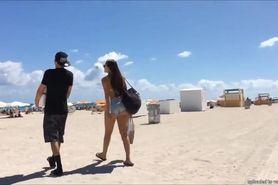 awesome Big ass at the beach 2015