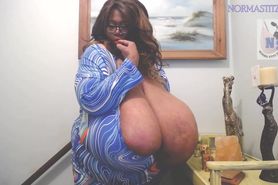 NORMA STITZ AND HER MASSIVE NICE THICK CLEAVAGE