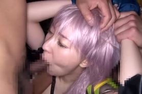 lightning from final fantasy thirsty for multiple guy's cum