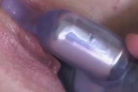 Granny Dildo And Blowjob Action Satisfies His Dick