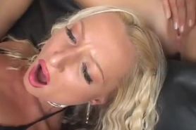 Beautiful two blondes great interracial scene