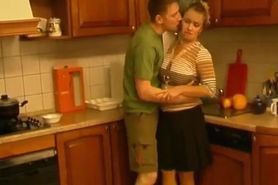 Russian Cougar Seduced In Kitchen Not Stepson 037