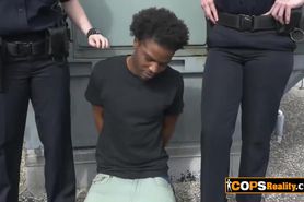 They trap this black guy in a rooftop and make him confess