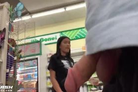 asian teen stops to see