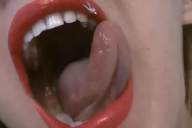 Giantess Vore Mouth Tongue Fetish Swallowed Alive Close-Up Uvula