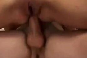 Lindsay layne gets a rough deep fucking in her holes from 2 big cocks