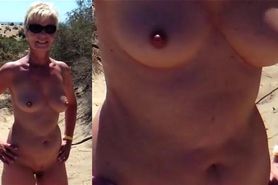 Amazing short haired mature giving the best blowjob on vacation