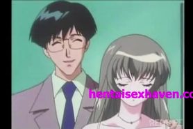 Hentai girl fucked really rough by two music stars