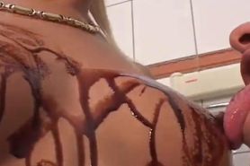 Nikky Blond - Chocolate and Blowjob