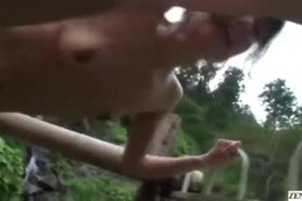 UNCENSORED JAV CHEATING WIVES RAW SEX ORGY OUTDOOR ONSEN