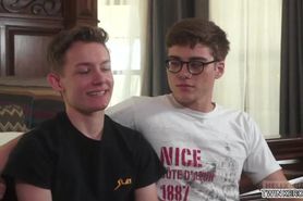 Big cock twinks spanking with facial
