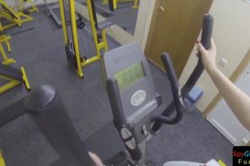 Girl Gets Pickedup And Fucked In The Gym