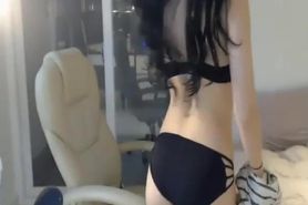 Most beautiful Korean camgirl shows her body