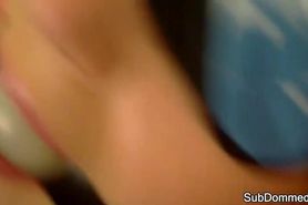 POV groped eurobabe gets dominated