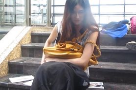 2013.5.23-104tan - Asian girl wearing pantyhose