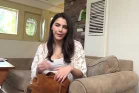 Maria Fucks Landlord To Stay On Couch
