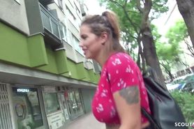 German Scout - Big Natural Boobs Teen Heidi Seduce To Anal