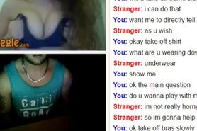 Omegle French girl says theres first time for everything