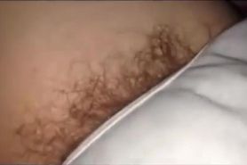 Her bulging hairy pussy and soft boob