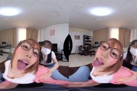 VR Asian Spit and Squirt Compilation