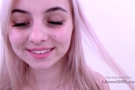 Cute teen rimming and getting fucked at modeling audition