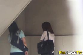 PISS JAPAN TV - Asians in uniform pissing in public