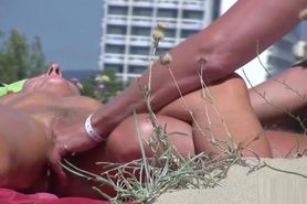 Nude Beach Horny Couples FIngering Beach Voyeur HD Video